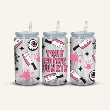 True Crime Junkie Snowglobe Cup